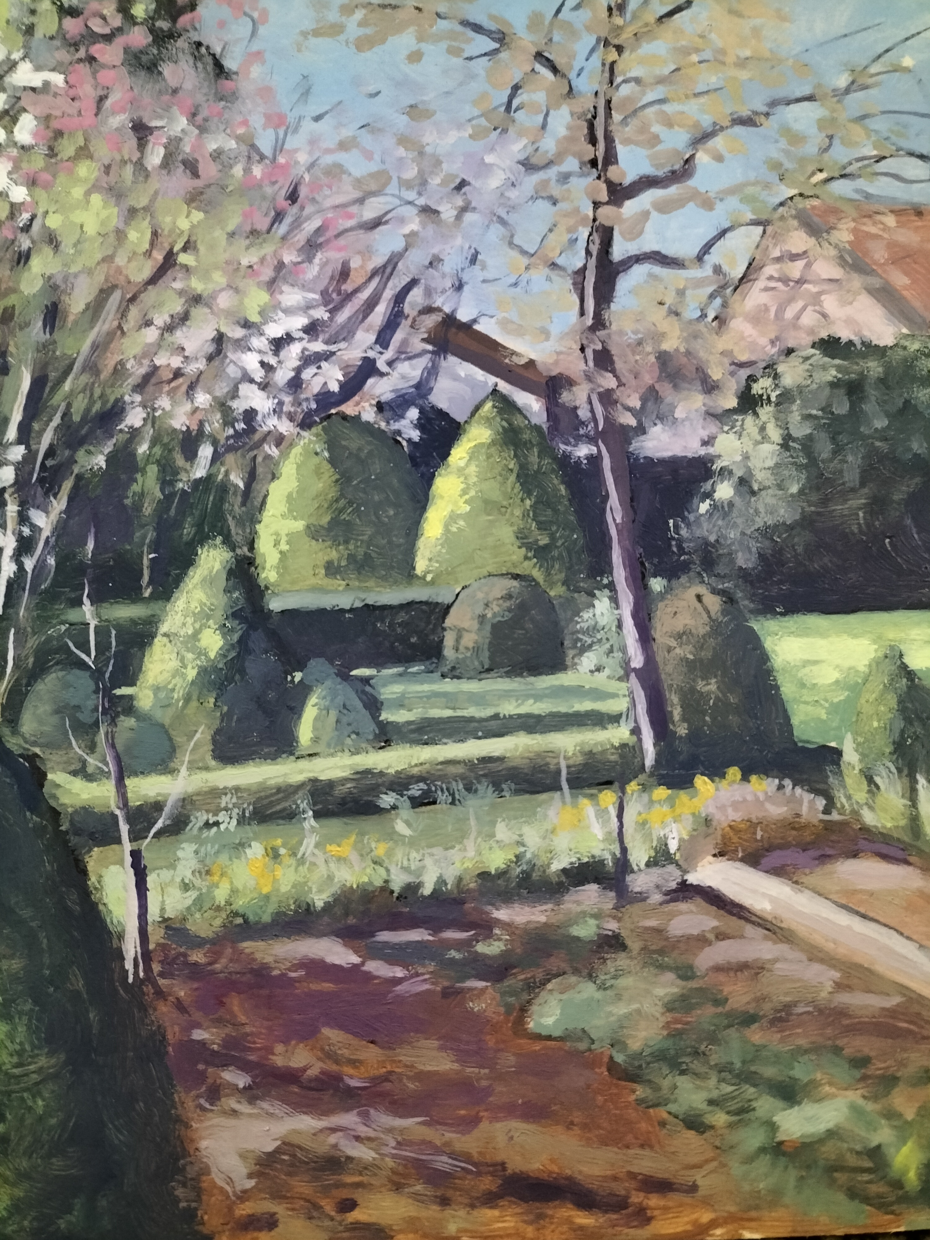 Les années 50 au jardin familial centenaire
