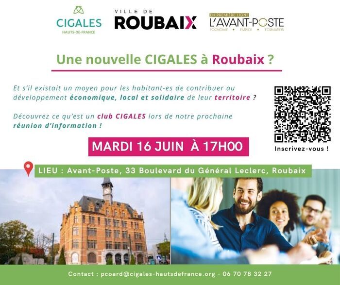 Une nouvelle CIGALES à Roubaix ?