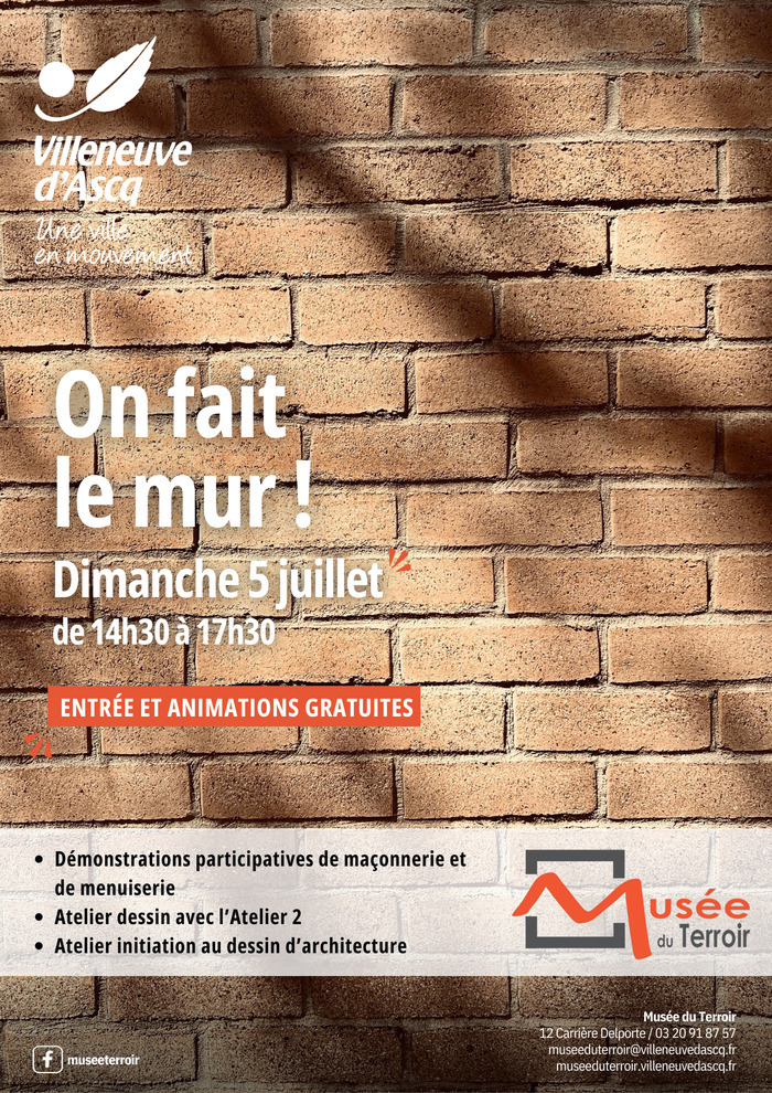 On fait le mur ! Au Musée du Terroir
