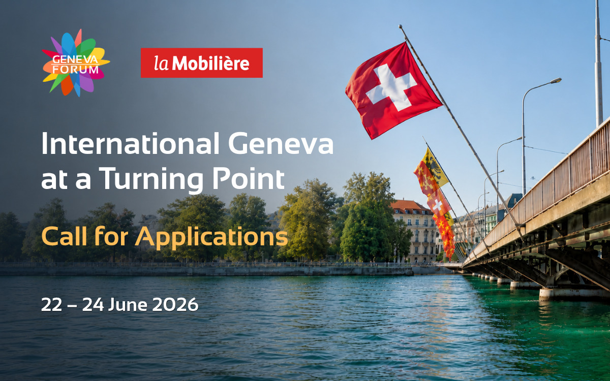 ATELIER « SHAPE THE FUTURE » co-organisé par le Geneva Forum et le Forum La Mobilière | Appel à candidatures
