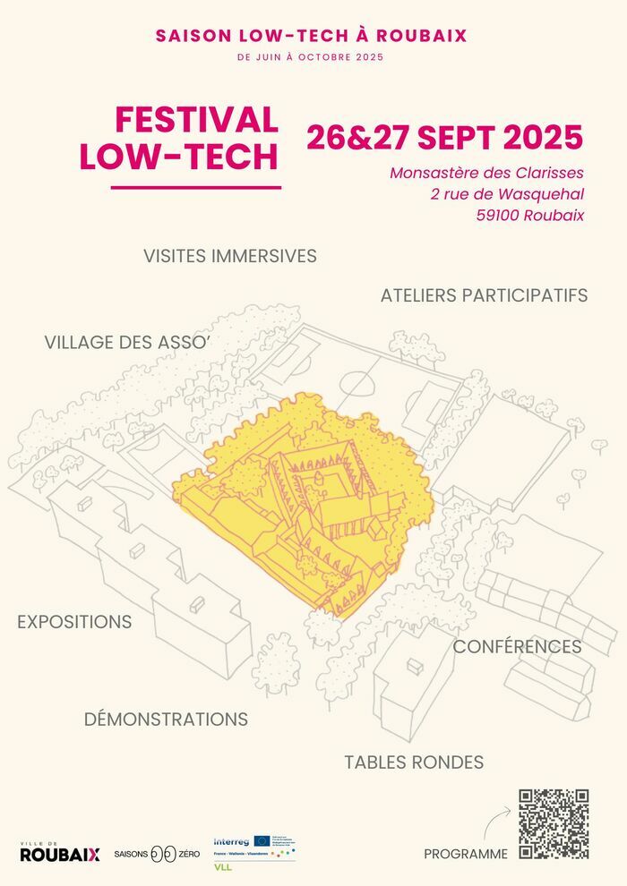 Festival Low-tech à Roubaix, 26&27 septembre 2025, Monastère des Clarisses Festival Low-tech à Roubaix, 26&27 septembre 2025, Monastère des Clarisses
