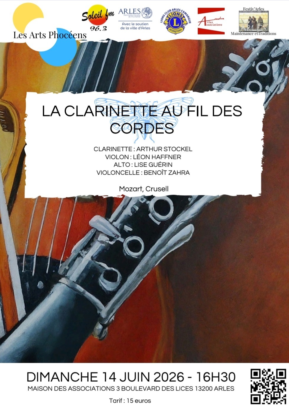 La clarinette au fil des cordes