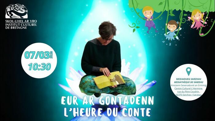 La médiathèque de l'ICB s’invite au Centre culturel de l'Hermine de Sarzeau pour faire découvrir aux enfants la langue bretonne.