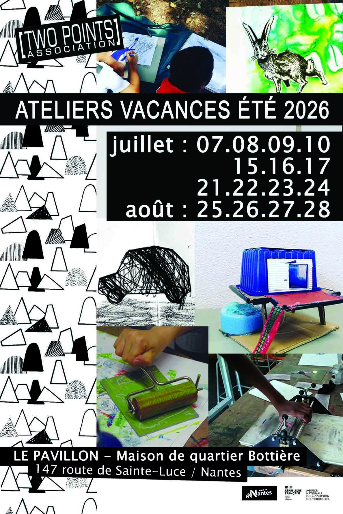 ATELIERS D'éTé AU PAVILLON
Ateliers Arts Plastiques, BD, Manga et Architecture