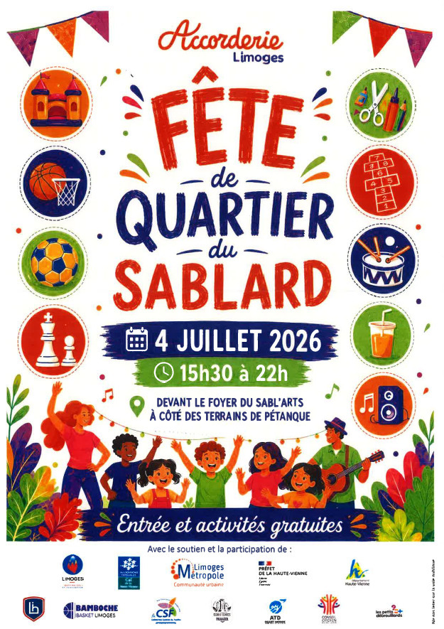 Fête de quartier du Sablard