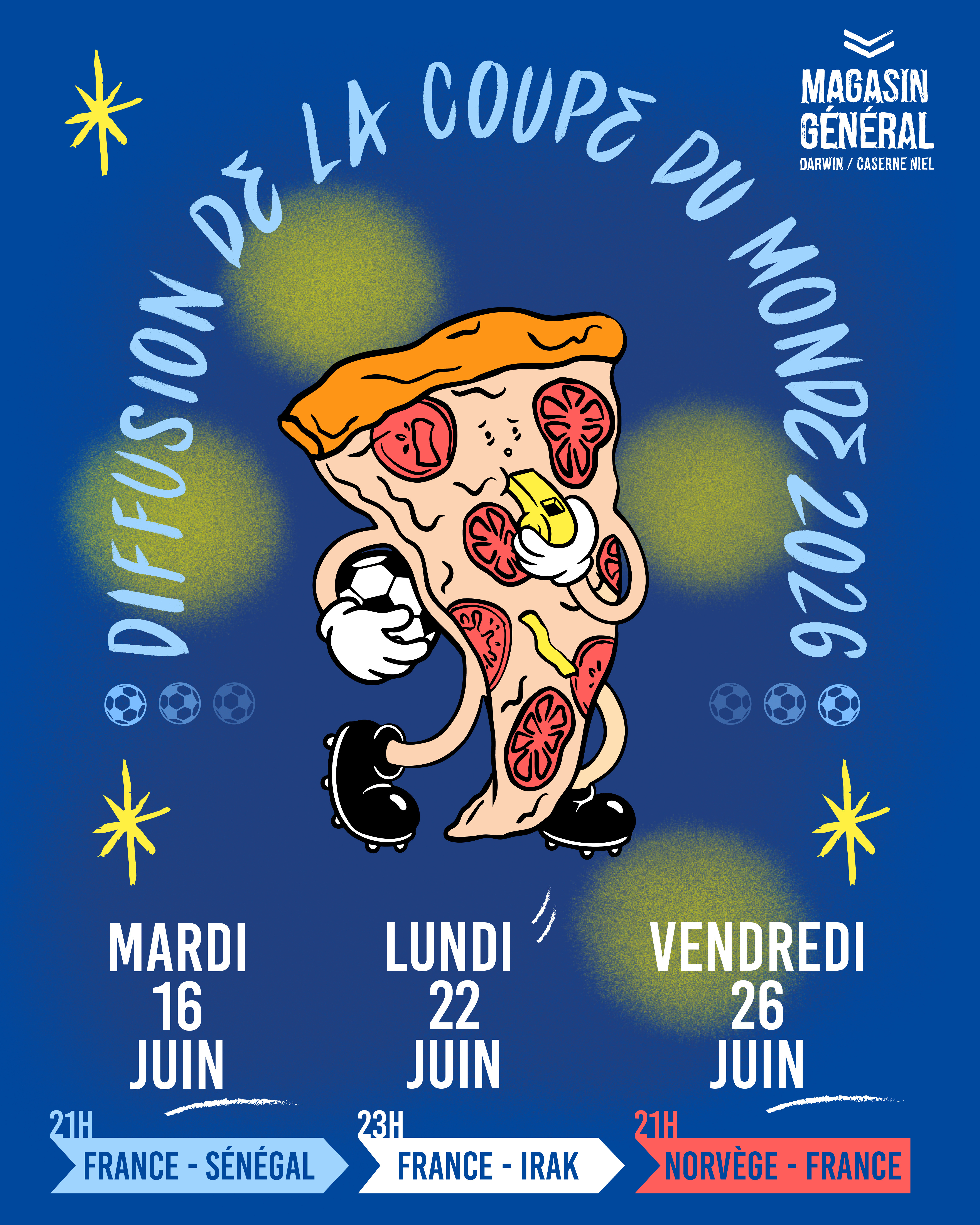 REGARDEZ LES MATCHS DES BLEUS À DARWIN !