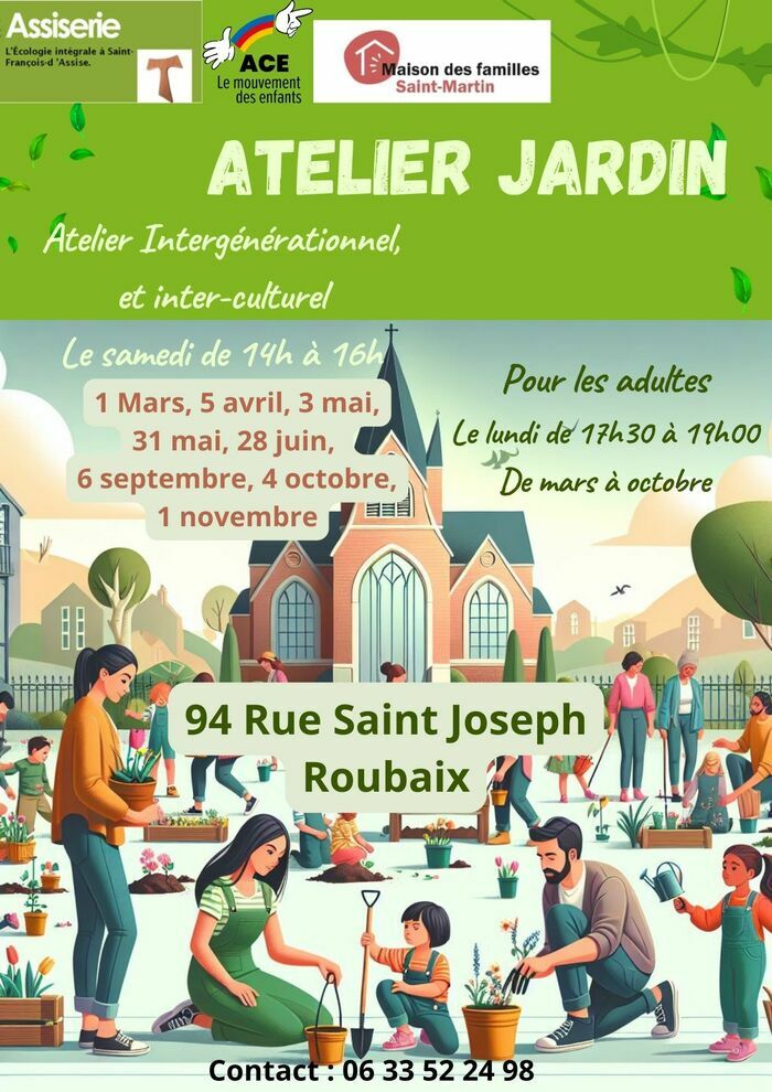 Atelier jardin hebdomadaire