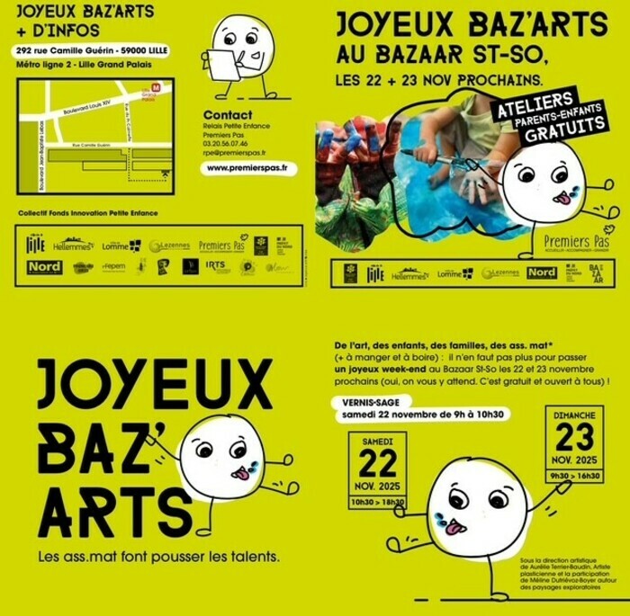 Joyeux Baz'arts au Bazaar St-So