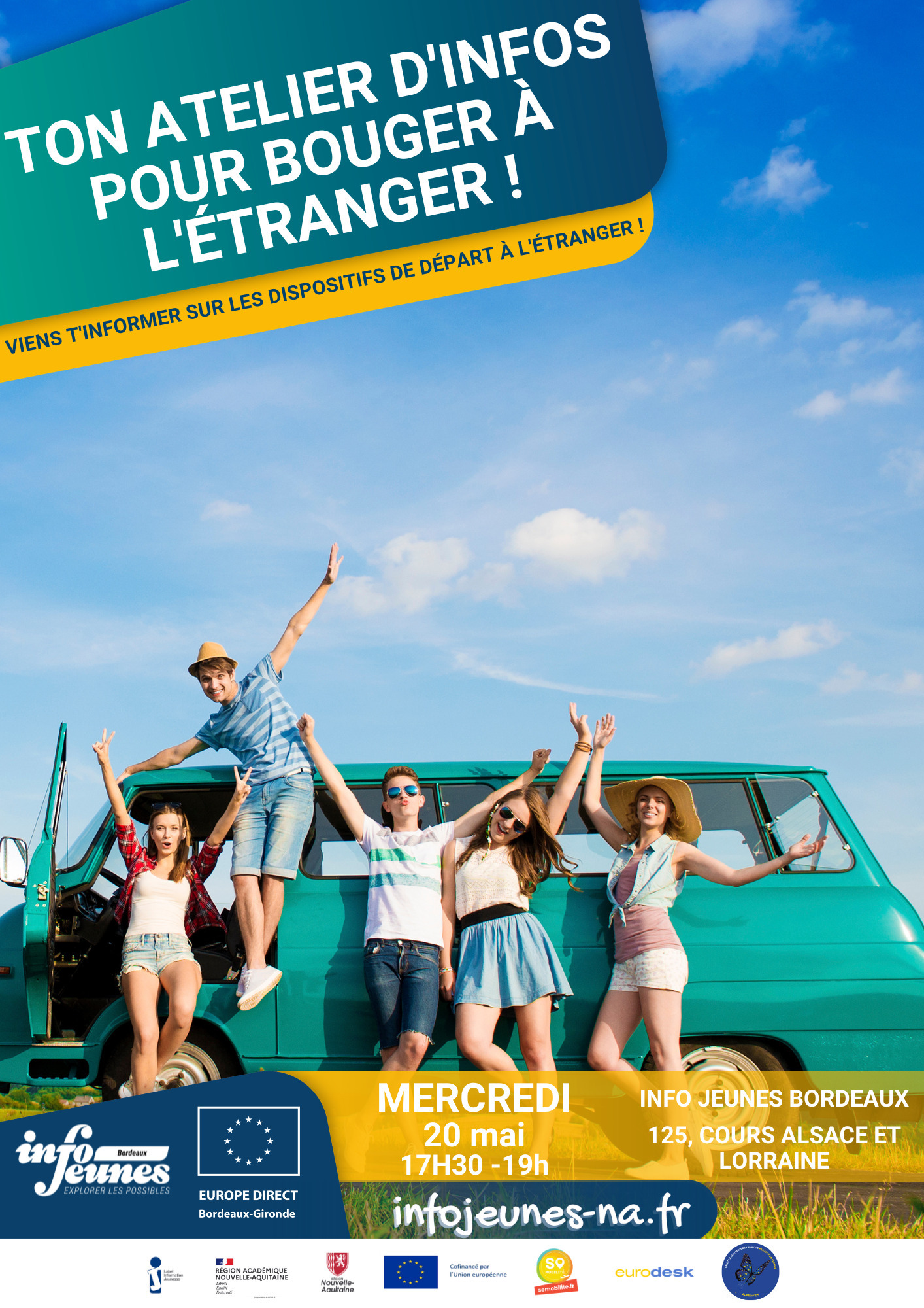 Ton atelier d'infos pour BOUGER À L'ÉTRANGER !