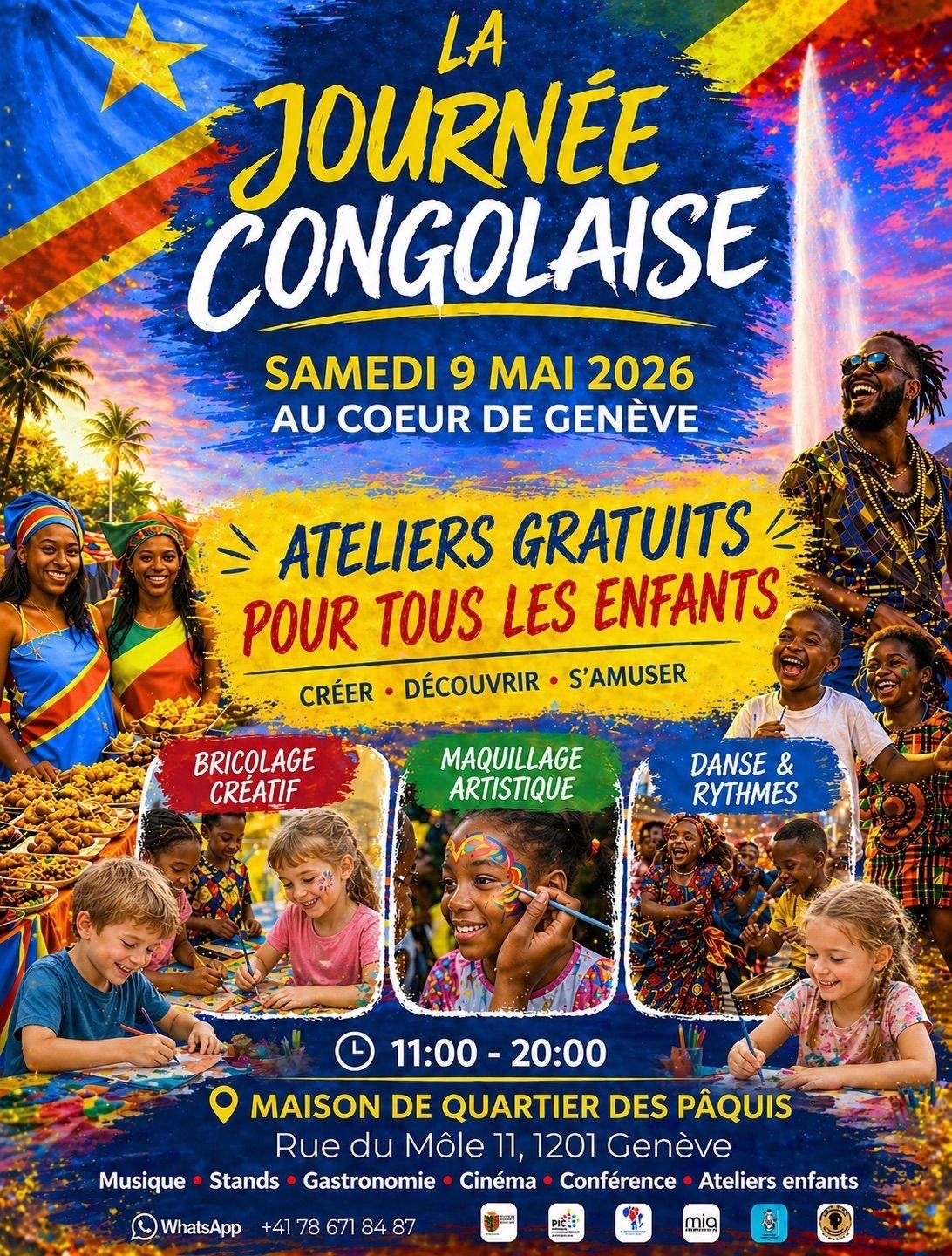 Ateliers gratuits pour les enfants - La Journée Congolaise