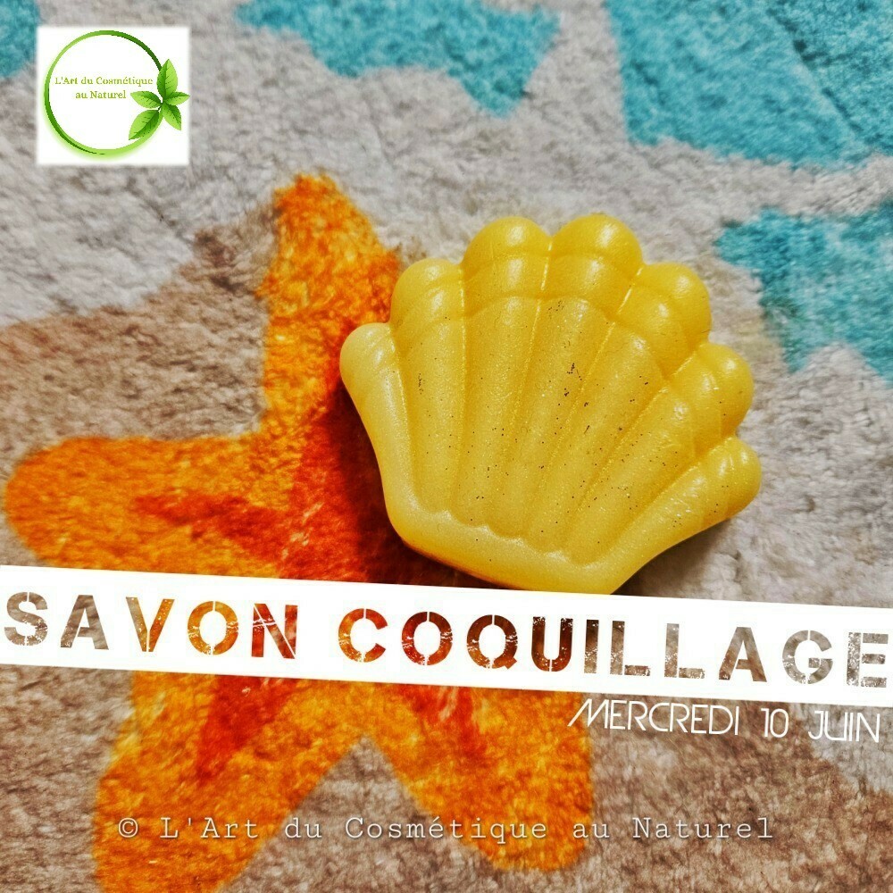 Atelier cosmétique pour enfant: fabrication Savon coquillage